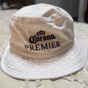 White Corona Premier Bucket Hat